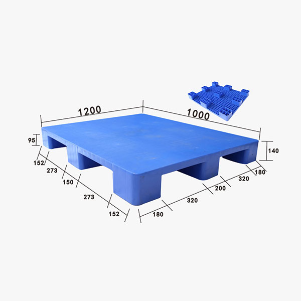 ZJ1210-140平板九腳型塑料托盤